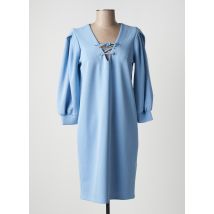 ESQUALO - Robe mi-longue bleu en modal pour femme - Taille 34 - Modz