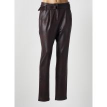 EVA KAYAN - Pantalon slim marron en polyester - Femme - Taille 44 - Modz