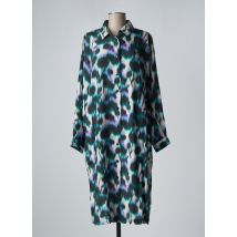 KAFFE - Robe mi-longue vert en viscose - Femme - Taille 38 - Modz