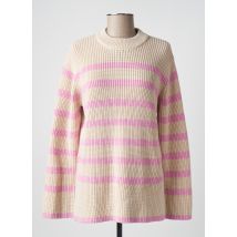 KAFFE - Pull beige en coton - Femme - Taille 38 - Modz