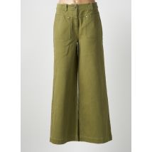 ATELIER REVE - Pantalon flare vert en coton - Femme - Taille 42 - Modz