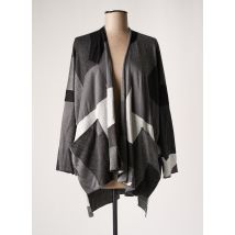OZAI N KU - Gilet manches longues gris en viscose - Femme - Taille 36 - Modz