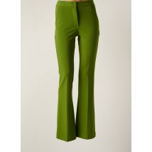 DIXIE - Pantalon droit vert en polyester - Femme - Taille 34 - Modz