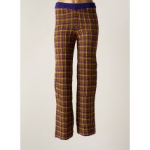 DIXIE - Pantalon droit violet en acrylique - Femme - Taille 34 - Modz