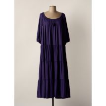 INDIES - Robe longue violet en polyamide - Femme - Taille 40 - Modz
