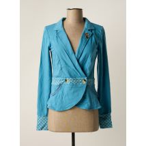 BLUTSGESCHWISTER - Veste casual bleu en coton - Femme - Taille 40 - Modz