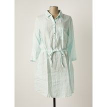 MALVIN - Robe mi-longue bleu en lin - Femme - Taille 44 - Modz