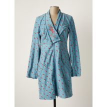 BLUTSGESCHWISTER - Robe de chambre bleu en coton - Femme - Taille 38 - Modz