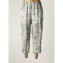 GERSHON BRAM - Pantalon 7/8 vert en viscose - Femme - Taille 44 - Modz