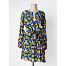 COMPAÑIA FANTASTICA - Robe courte bleu en viscose - Femme - Taille 40 - Modz