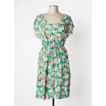 PRINCESSE NOMADE - Robe mi-longue vert en viscose - Femme - Taille 42 - Modz