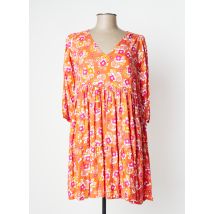 PRINCESSE NOMADE - Robe courte orange en viscose - Femme - Taille 34 - Modz