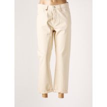 F.A.M. - Jean coupe Mom beige en coton - Femme - Taille W27 - Modz