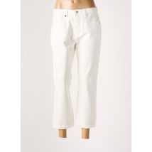 F.A.M. - Jean coupe Mom blanc en coton - Femme - Taille W30 - Modz