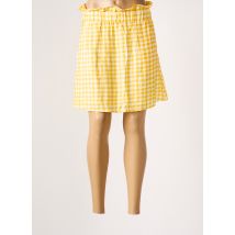 COMPAÑIA FANTASTICA - Jupe courte jaune en viscose - Femme - Taille 36 - Modz