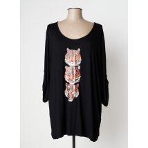 APRICO - Tunique manches longues noir en viscose - Femme - Taille 42 - Modz