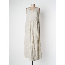 CISO - Robe longue beige en coton - Femme - Taille 58 - Modz