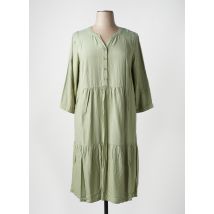 CISO - Robe mi-longue vert en viscose - Femme - Taille 58 - Modz