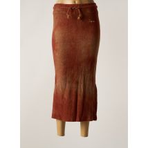 IMPREVU - Jupe longue marron en coton - Femme - Taille 38 - Modz