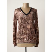 CONCEPT K - Pull marron en viscose - Femme - Taille 44 - Modz