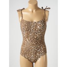 NICOLE OLIVIER - Maillot de bain 1 pièce marron en polyamide - Femme - Taille 38 - Modz