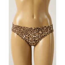 NICOLE OLIVIER - Bas de maillot de bain marron en polyamide - Femme - Taille 38 - Modz