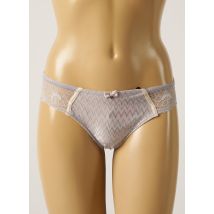 SASSA - Tanga gris en polyester - Femme - Taille 40 - Modz