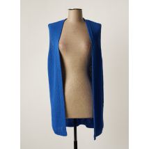 TINTA STYLE - Gilet sans manche bleu en acrylique - Femme - Taille 40 - Modz