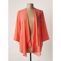 TINTA STYLE - Gilet manches longues orange en polyester - Femme - Taille 42 - Modz