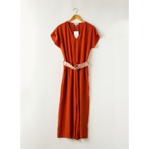TINTA STYLE - Combi-pantalon orange en polyester - Femme - Taille 36 - Modz