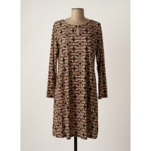 TINTA STYLE - Robe mi-longue jaune en polyester - Femme - Taille 36 - Modz