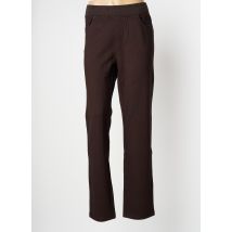 BARILOCHE - Pantalon droit marron en autre matiere - Femme - Taille 46 - Modz
