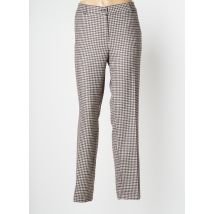 BARILOCHE - Pantalon slim marron en polyester - Femme - Taille 36 - Modz