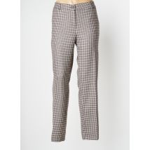 BARILOCHE - Pantalon large marron en polyester - Femme - Taille 46 - Modz