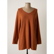 CISO - Pull tunique marron en viscose - Femme - Taille 40 - Modz