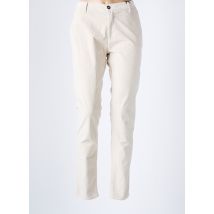 IMPAQT - Pantalon slim beige en coton - Femme - Taille 44 - Modz