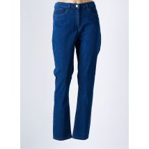BRANDTEX - Jeans coupe slim bleu en coton - Femme - Taille 42 - Modz