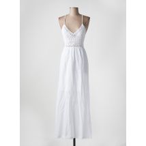GAUDI - Robe longue blanc en coton - Femme - Taille 40 - Modz