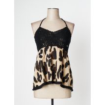 GAUDI - Top noir en coton - Femme - Taille 38 - Modz