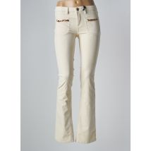 GAUDI - Pantalon slim beige en coton - Femme - Taille W28 - Modz