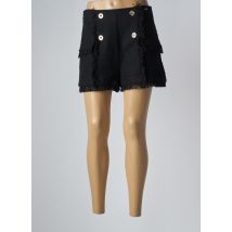 GAUDI - Short noir en coton - Femme - Taille 40 - Modz