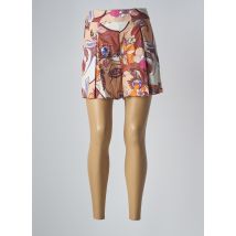 GAUDI - Short marron en coton - Femme - Taille 36 - Modz