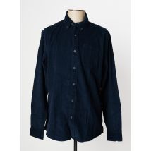 SELECTED - Chemise manches longues bleu en coton - Homme - Taille S - Modz