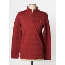 FARAH - Polo marron en coton - Homme - Taille S - Modz