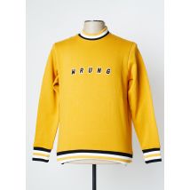 WRUNG - Sweat-shirt jaune en coton - Homme - Taille S - Modz
