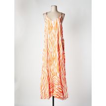 LOLA CASADEMUNT - Robe longue orange en viscose - Femme - Taille 42 - Modz