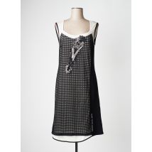 ELISA CAVALETTI - Robe mi-longue noir en coton - Femme - Taille 44 - Modz