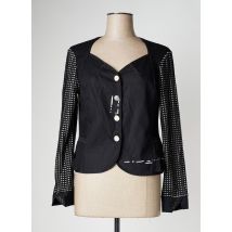 ELISA CAVALETTI - Veste casual noir en coton - Femme - Taille 44 - Modz