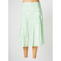 TRAMONTANA - Jupe mi-longue vert en coton - Femme - Taille 42 - Modz