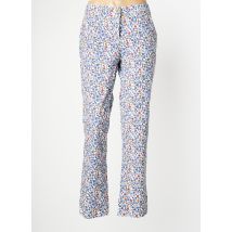 ÉTYMOLOGIE - Pantalon chino bleu en coton - Femme - Taille 40 - Modz
